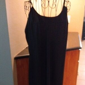 Victoria's Secret Black Satin Dress